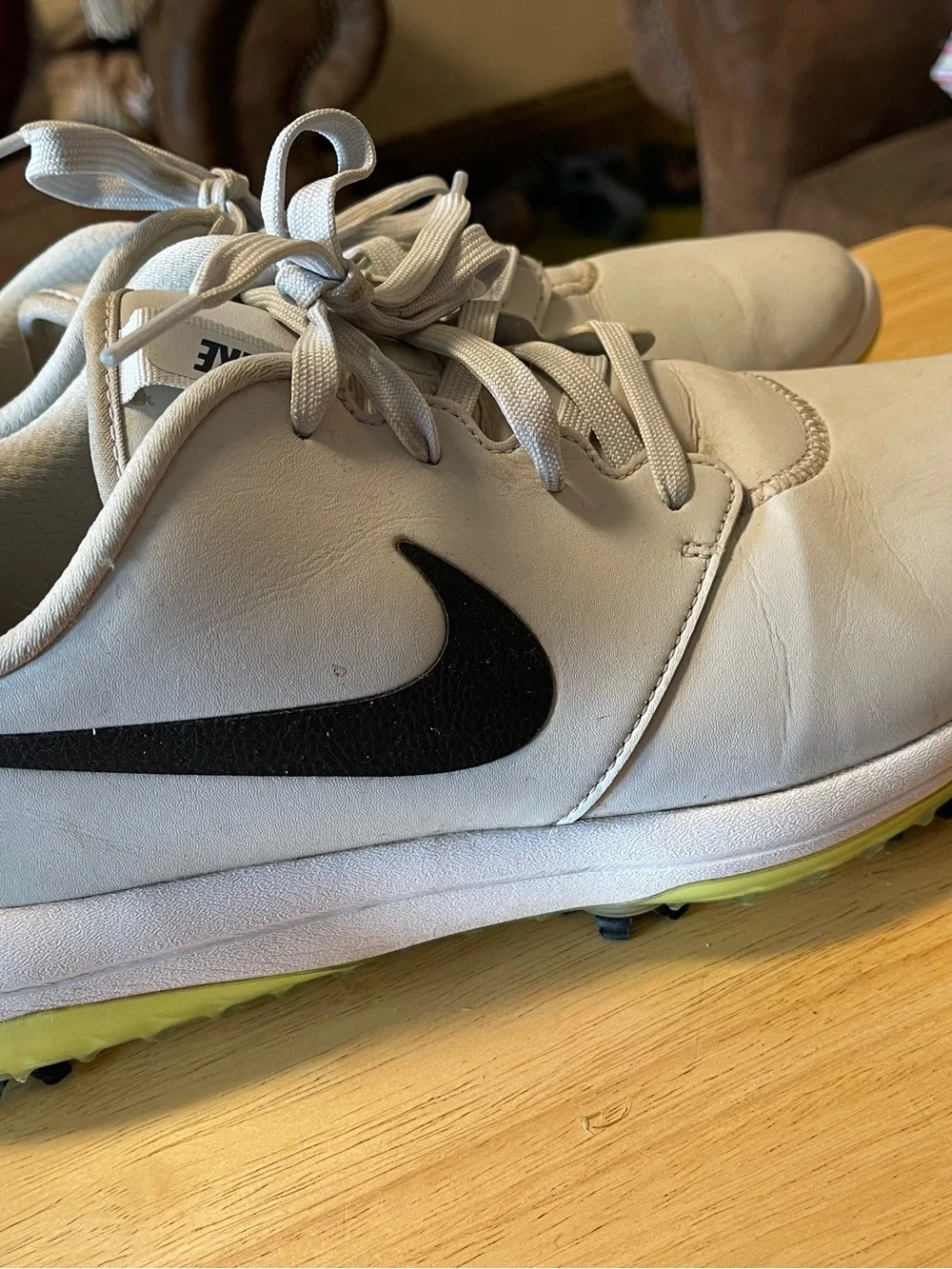 Nike Men’s Roshe Golf Tour Summit White /green AR5580-100 Size 12